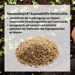 Samenshop24® Aussaathilfe / Saathelfer "Vermiculite" | Inhalt: 5 Liter | Körnung 1-2 Mm -Günstiges Blueten Haus Geschäft aussaathilfe saathelfer vermiculite2