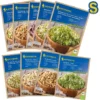 BIO Keimsprossen-Sortiment 10 - Verschiedene Sorten BIO-Sprossen-Samen