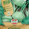 BIO Kohlrabi Weiß, Schossfest, Kübelgeeignet, Frühe Freilandsorte, Bio-Saatgut Von Sperli
