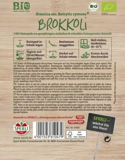 BIO Microgreen-Pads Brokkoli, Fein-würziger Geschmack, Ganzjährige Und Schnelle Anzucht