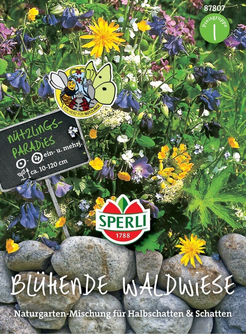 Blumenmischung Blühende Waldwiese, Enthält Blumenarten Aus Europa Und Nordamerika, Magnet Für Schmetterlinge Und Insekten 2 Blumenmischung Blühende Waldwiese, Enthält Blumenarten Aus Europa Und Nordamerika, Magnet Für Schmetterlinge Und Insekten – Bild 2