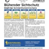 Blumenmischung Blühender Sichtschutz | Für Ca. 6 Lfd. Meter | Einjährige Mischung