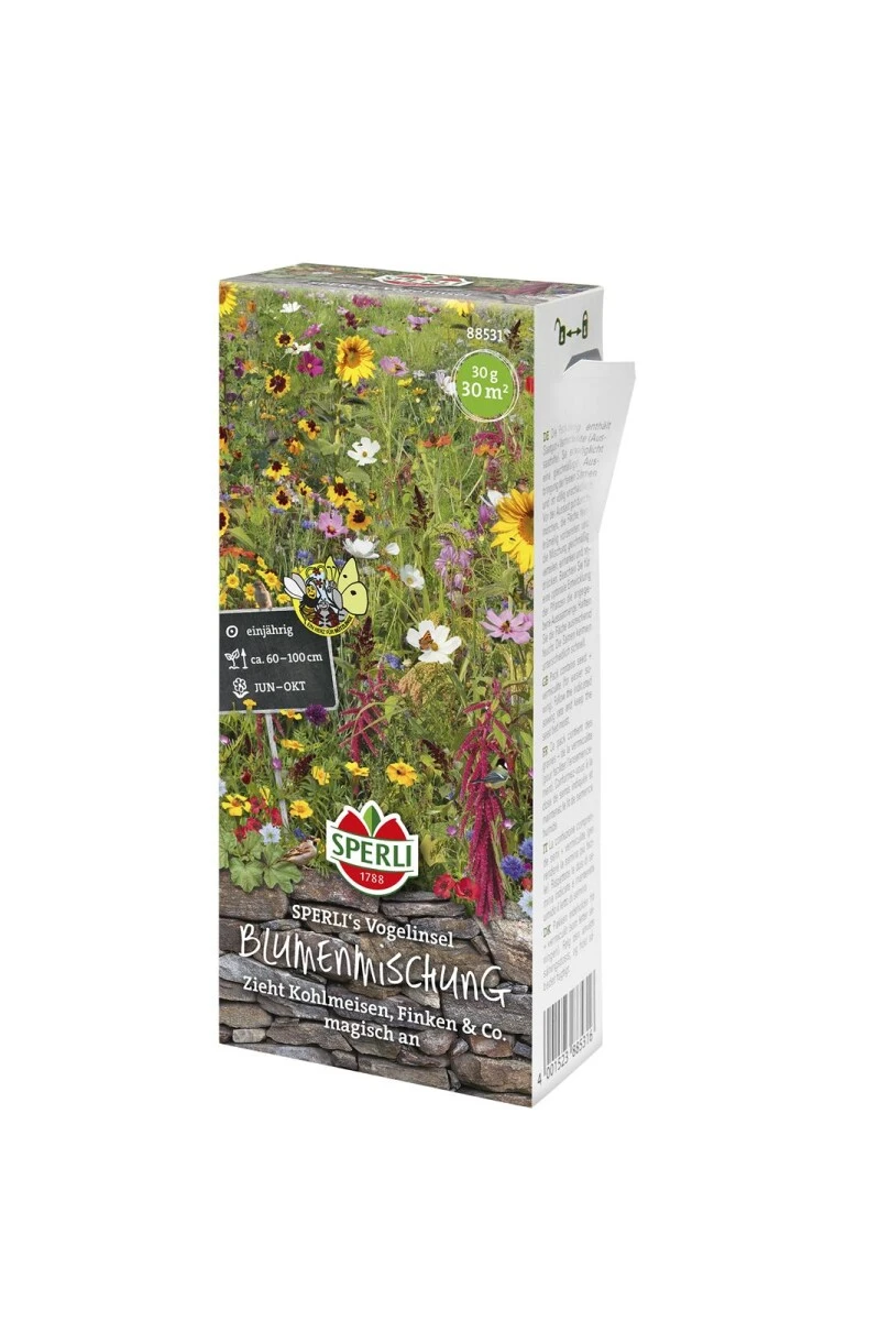 Blumenmischung Sperli’s Vogelinsel, Zieht Kohlmeisen Finken & Co. Magisch An 1 Blumenmischung Sperli’s Vogelinsel, Zieht Kohlmeisen Finken & Co. Magisch An