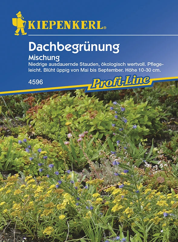 Blumenmischung Dachbegrünung | Ein- Und Mehrjährig | ökologisch Wertvolle Und Ausdauernde Stauden 1 Blumenmischung Dachbegrünung | Ein- Und Mehrjährig | ökologisch Wertvolle Und Ausdauernde Stauden