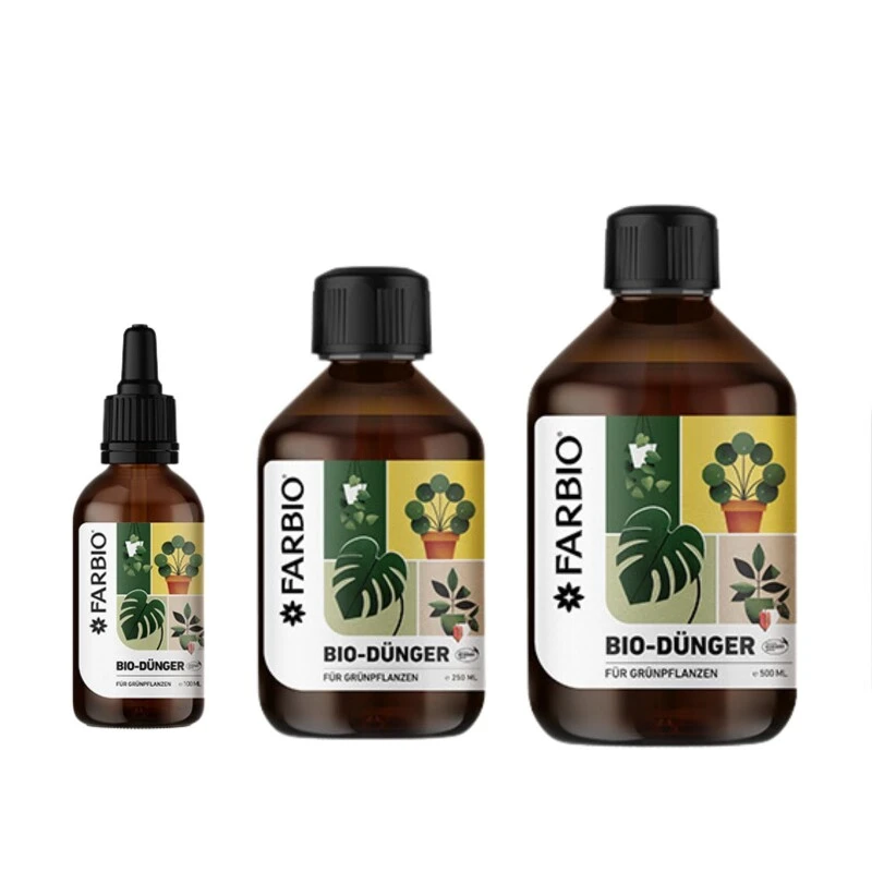FARBIO® Bio-Dünger Für Zimmer Und Grünpflanzen, 100-500ml 5 FARBIO® Bio-Dünger Für Zimmer Und Grünpflanzen, 100-500ml – Bild 5