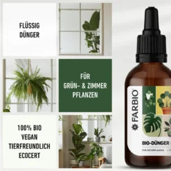 FARBIO® Bio-Dünger Für Zimmer Und Grünpflanzen, 100-500ml