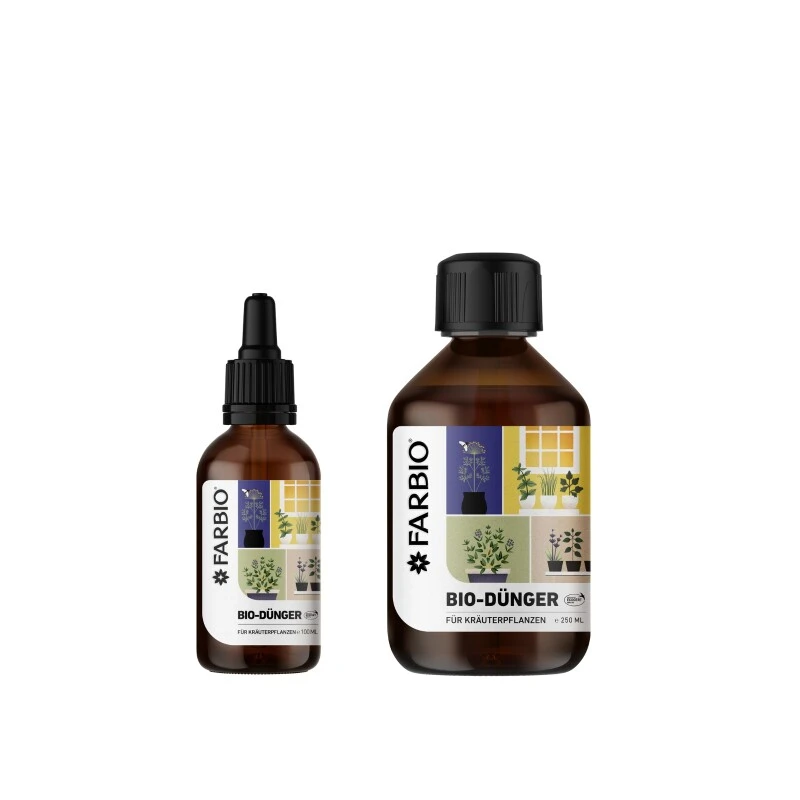 FARBIO® Bio-Dünger Für Kräuterpflanzen, 100-250ml 1 FARBIO® Bio-Dünger Für Kräuterpflanzen, 100-250ml