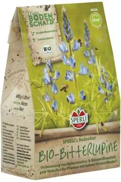 BIO Gründünger BIO-Bitterlupine | 400 Grfür 20 M² | Natürliche Nährstoffanreicherung