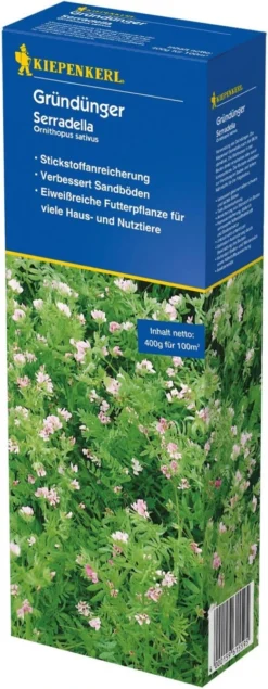 Gründünger Serradella, Inhalt 400 G Für 100 M², Gesunderhaltung Und Verbesserung Des Bodens
