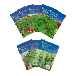 Kräuter-Sortiment, 8 Verschiedene Kräutersorten, Saatgut-Sortiment -Günstiges Blueten Haus Geschäft kraeuter sortiment 8