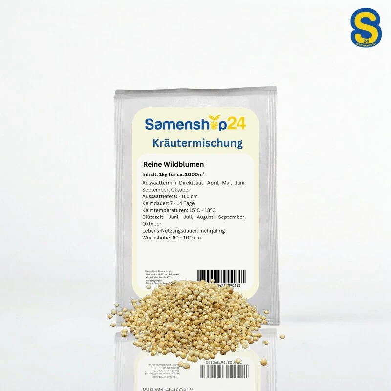 Reine Wildblumen Und Kräutermischung 1 Reine Wildblumen Und Kräutermischung