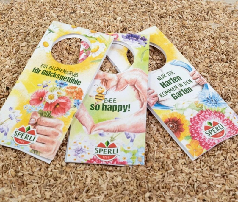 Sperli Geschenkanhänger Für Flaschen - 3 Stück, Blumensamenmischung 1 Sperli Geschenkanhänger Für Flaschen - 3 Stück, Blumensamenmischung