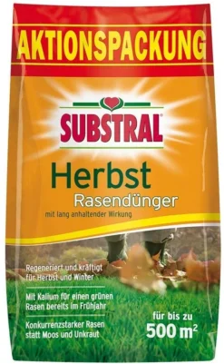 Substral Herbst Rasendünger, 12,5kg Für 500qm, Kaliumreicher Spezial-Rasendünger Mit Lang Anhaltender Wirkung 13 Substral Herbst Rasendünger, 12,5kg Für 500qm, Kaliumreicher Spezial-Rasendünger Mit Lang Anhaltender Wirkung -Günstiges Blueten Haus Geschäft substral herbst rasenduenger kaliumreicher spezial rasenduenger mit lang anhaltender wirkung