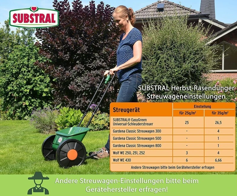 Substral Herbst Rasendünger, 12,5kg Für 500qm, Kaliumreicher Spezial-Rasendünger Mit Lang Anhaltender Wirkung 5 Substral Herbst Rasendünger, 12,5kg Für 500qm, Kaliumreicher Spezial-Rasendünger Mit Lang Anhaltender Wirkung – Bild 5