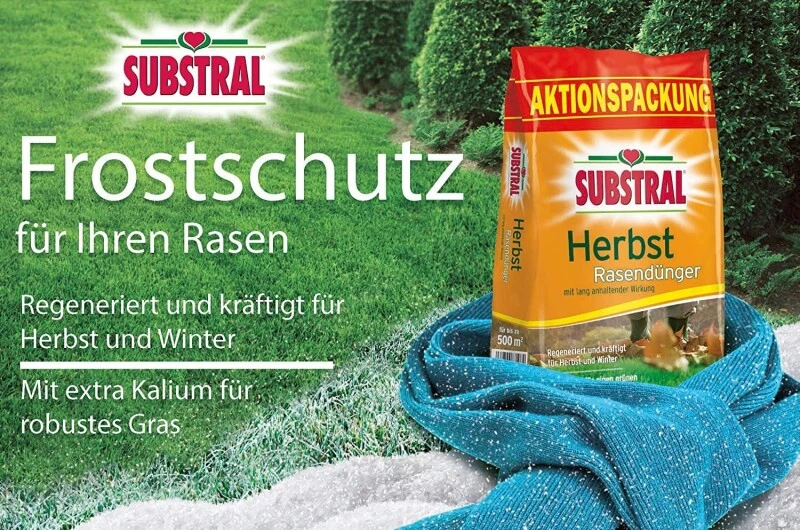 Substral Herbst Rasendünger, 12,5kg Für 500qm, Kaliumreicher Spezial-Rasendünger Mit Lang Anhaltender Wirkung 7 Substral Herbst Rasendünger, 12,5kg Für 500qm, Kaliumreicher Spezial-Rasendünger Mit Lang Anhaltender Wirkung – Bild 7