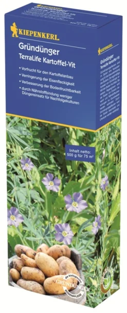 Terra Life Kartoffel-Vit | 0,5kg Für 75 M² | Gute Beschattung Und Bodendurchwurzelung | Gründünger