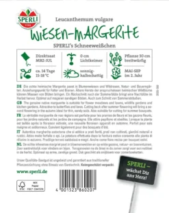 Wiesen-Margerite Schneeweißchen | Ideale Pflanze Für Blumenwiesen Wildrasen Natur- U Bauerngärten