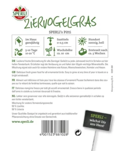 Ziervogelgras Pitti Vitaminreiche Delikatesse Für Alle Heimvögel